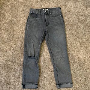 Madewell size 27 gray jeans